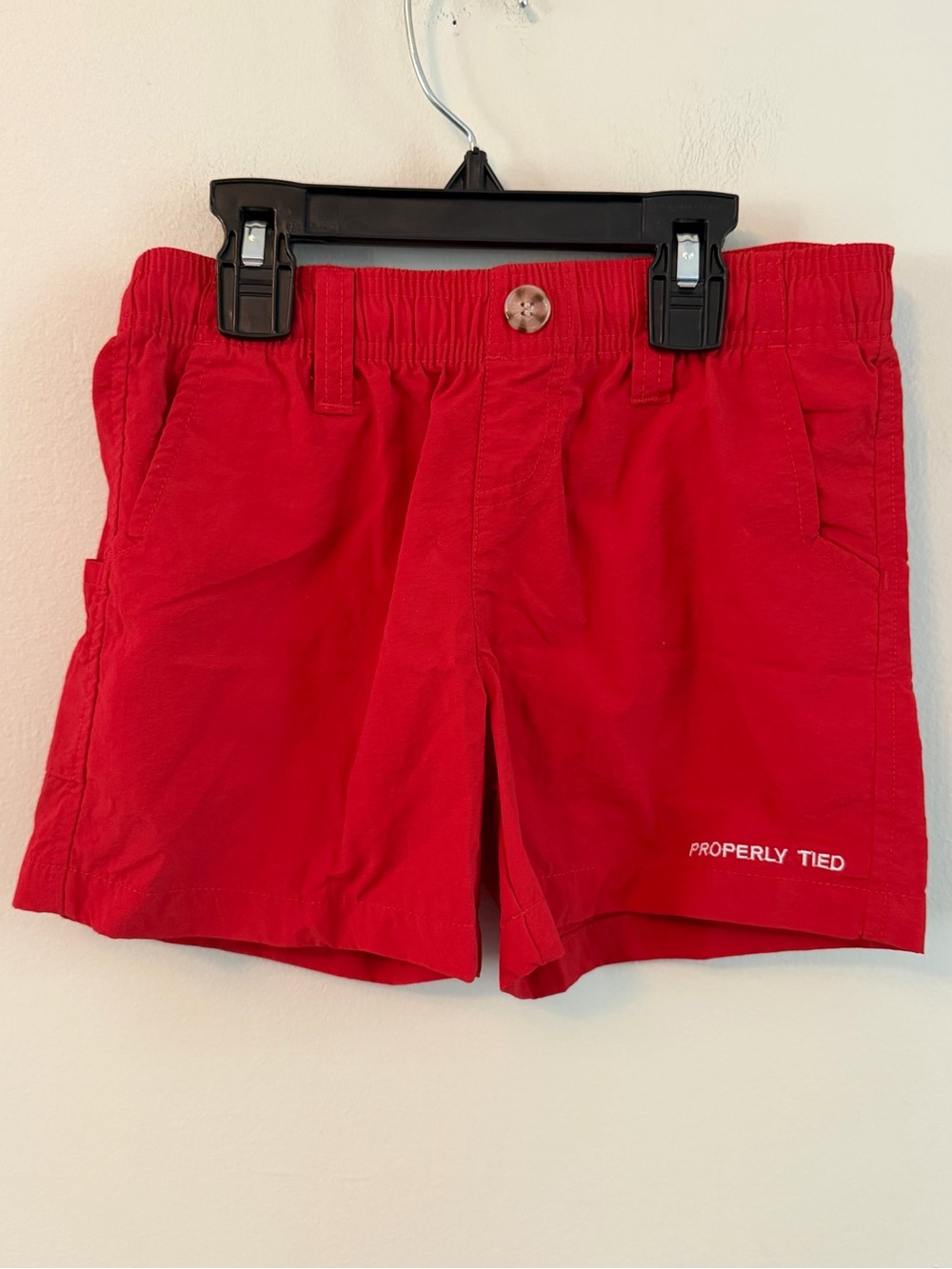 Properly Tied Red Mallard Shorts